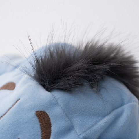 ベビー　帽子+ロンパス（70～80・80～90cm・Cottoli/Disney）