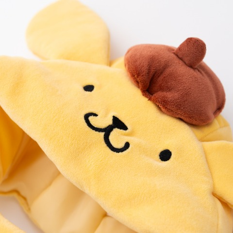ベビー　帽子+ロンパス（70～80・80～90cm・ポムポムプリン）