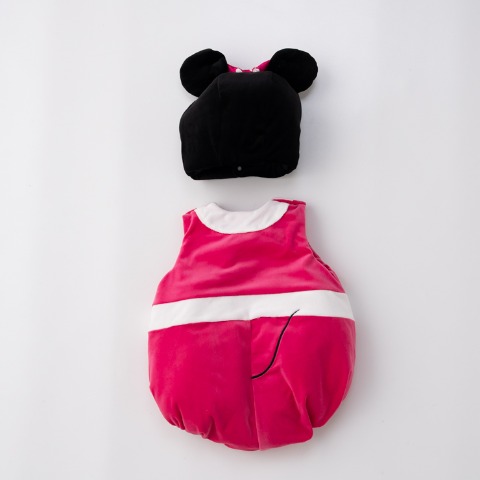 ベビー　ロンパス+帽子（70・80cm・futafuta/Disney）