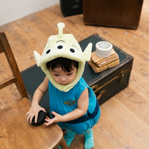 ベビー　ロンパス+帽子（70・80cm・futafuta/Disney/Pixar）