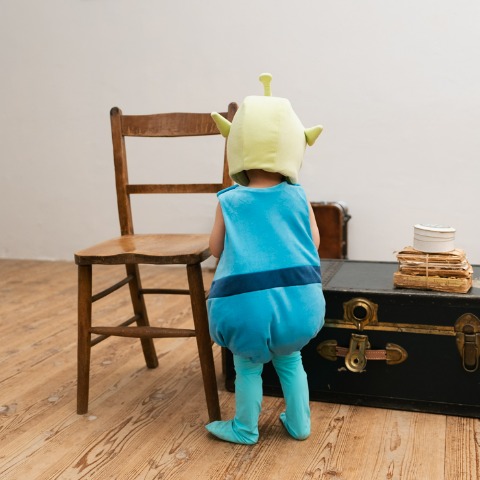 ベビー　ロンパス+帽子（70・80cm・futafuta/Disney/Pixar）