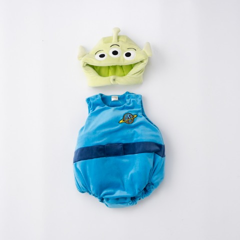 ベビー　ロンパス+帽子（70・80cm・futafuta/Disney/Pixar）