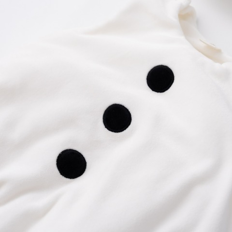 ベビー　帽子+ロンパス（70～80・80～90cm・Cottoli/Disney）