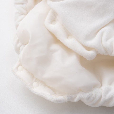ベビー　帽子+ロンパス（70～80・80～90cm・Cottoli/Disney）