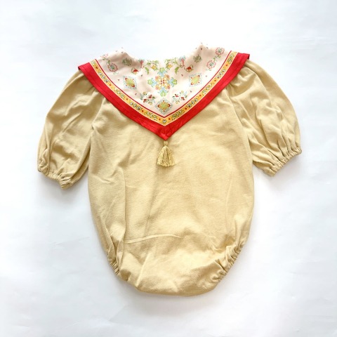 ベビー　長袖ロンパス（70・80cm・tete a tete）