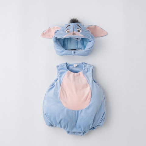 ベビー　帽子+ロンパス（90～100cm・Cottoli/Disney）