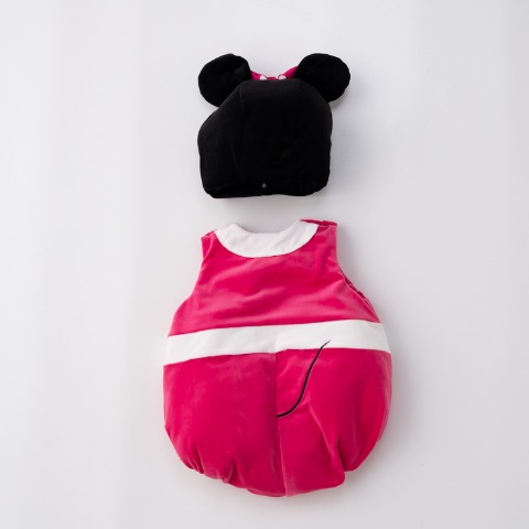 ベビー　帽子+ロンパス（90～100cm・futafuta/Disney）