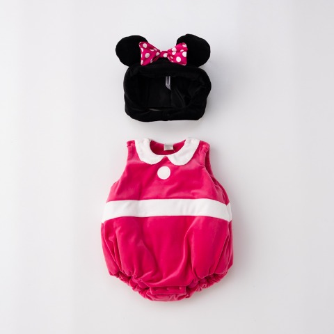 ベビー　帽子+ロンパス（90～100cm・futafuta/Disney）