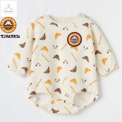 ベビー　ロンパス（70～80cm・mamaraku/サンマルクカフェ）