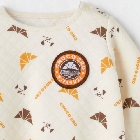 ベビー　ロンパス（70～80cm・mamaraku/サンマルクカフェ）