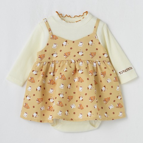 ベビー　ロンパス（70～80cm・mamaraku/サンマルクカフェ）