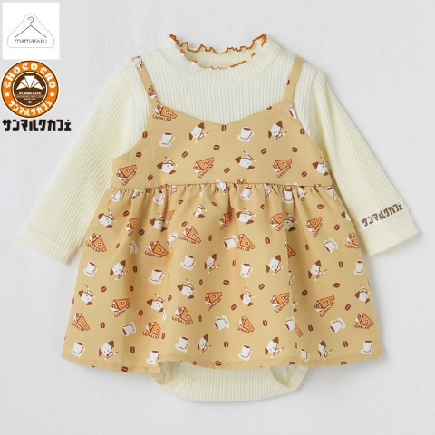 ベビー　ロンパス（70～80cm・mamaraku/サンマルクカフェ）