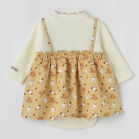 ベビー　ロンパス（70～80cm・mamaraku/サンマルクカフェ）