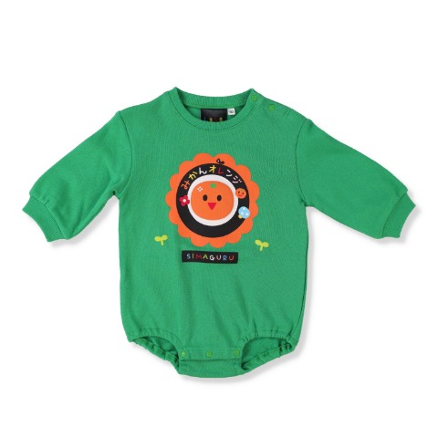 ベビー　ロンパス（70.80cm・しましまぐるぐる）