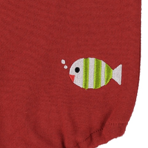 ベビー　ロンパス（70.80cm・しましまぐるぐる）