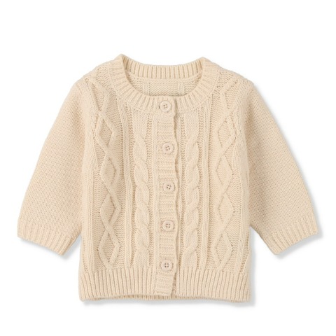 ベビー　カーディガン＆ブルマ（70cm～80cm・mamaraku）