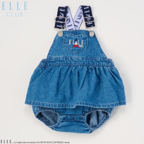 ベビー　サロペットロンパス（70・80cm・ELLE）