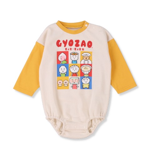 ベビー　ロンパス（70・80cm・餃子のぎょざ・ぎょざお）