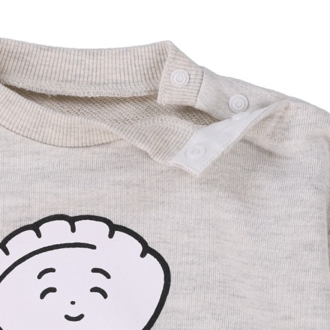 ベビー　ロンパス（70・80cm・餃子のぎょざ・ぎょざお）