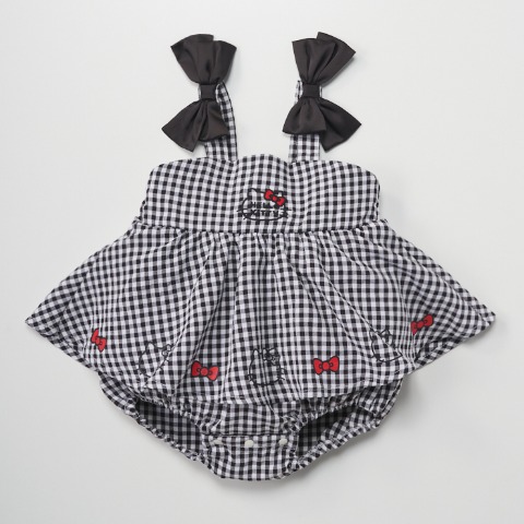 ベビー　ジャンスカロンパス（70・80cm・ハローキティ）