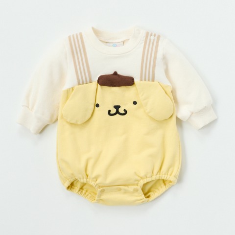 ベビー　ロンパス（70・80cm・ポムポムプリン）