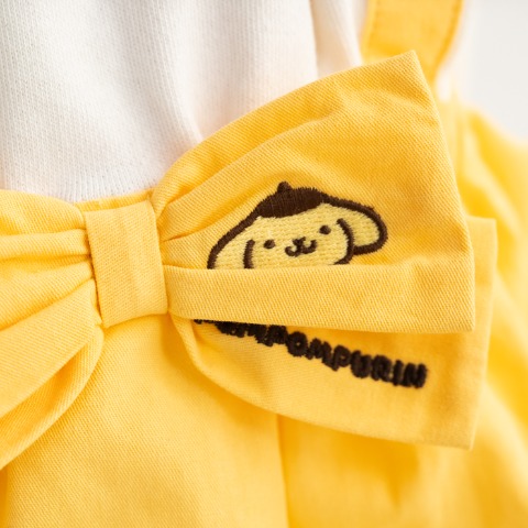 ベビー　ジャンスカロンパス（70・80cm・ポムポムプリン）