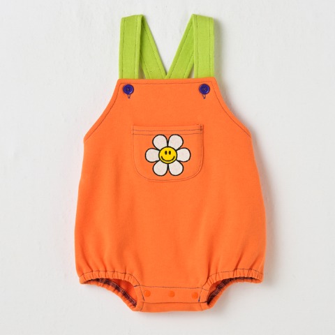 ベビー　サロペットロンパス（70・80cm・wiggle wiggle）