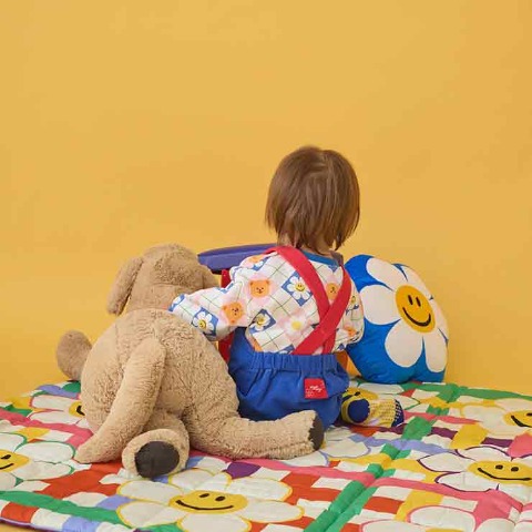 ベビー　サロペットロンパス（70・80cm・wiggle wiggle）