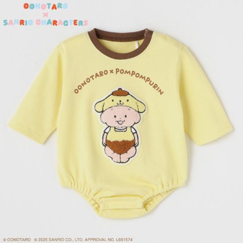 ベビー　ロンパス（70・80cm・おおのたろう×ポムポムプリン）