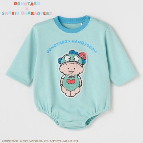 ベビー　ロンパス（70・80cm・おおのたろう×ハンギョドン）