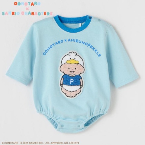 ベビー　ロンパス（70・80cm・おおのたろう×あひるのペックル）