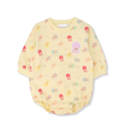 ベビー　ロンパス（70.80cm・モンチッチ×古川紙工）