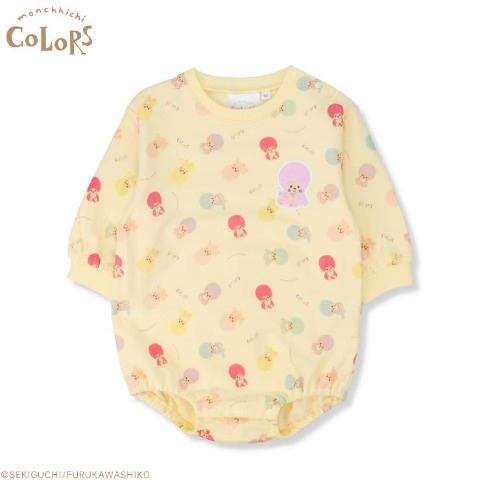 ベビー　ロンパス（70.80cm・モンチッチ×古川紙工）