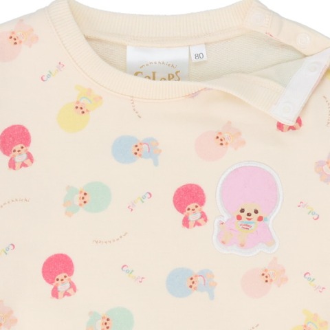 ベビー　ロンパス（70.80cm・モンチッチ×古川紙工）