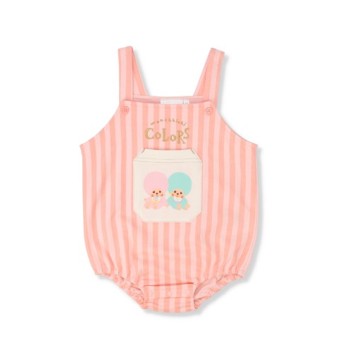 ベビー　サロペットロンパス（70.80cm・モンチッチ×古川紙工）