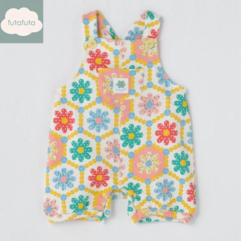 ベビー　サロペットロンパス（70・80cm・futafuta）
