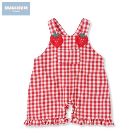 ベビー　サロペットロンパス（70・80cm・HugChumFriends）