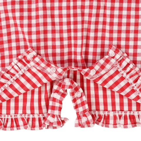 ベビー　サロペットロンパス（70・80cm・HugChumFriends）