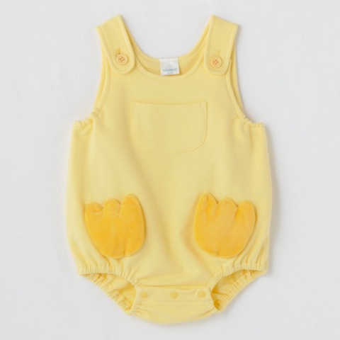 ベビー　ロンパス+帽子（70・80cm・HugChumFriends）