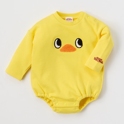 ベビー　ロンパス（70・80cm・チキンラーメンひよこちゃん）