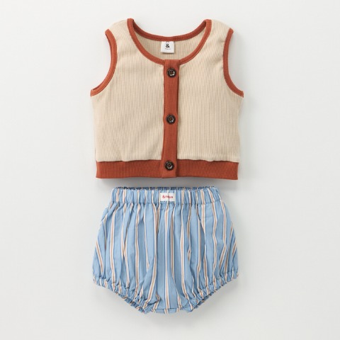 ベビー　ブルマスーツ（70・80cm・&mignon）