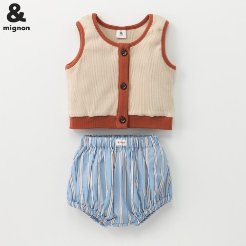 ベビー　ブルマスーツ（70・80cm・&mignon）