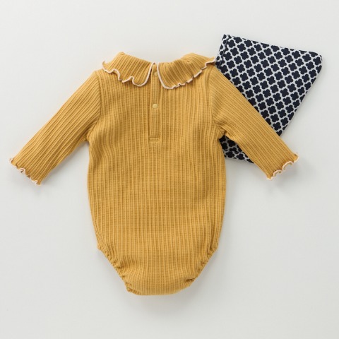 ベビー　ロンパス+帽子（70・80cm・&mignon）