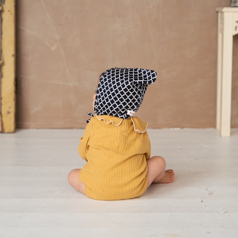 ベビー　ロンパス+帽子（70・80cm・&mignon）