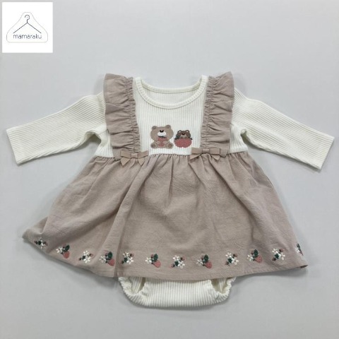 ベビー　ロンパース（70～80cm・mamaraku /miiiiichan）