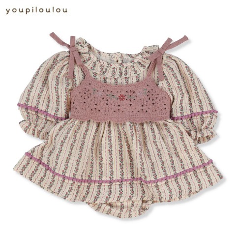ベビー　ロンパース（70・80cm　youpiloulou/saori）