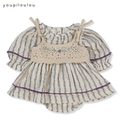 ベビー　ロンパース（70・80cm　youpiloulou/saori）