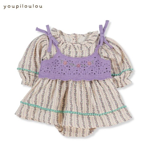 ベビー　ロンパース（70・80cm　youpiloulou/saori）