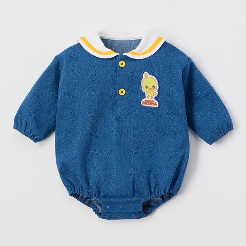 ベビー　ロンパス（70・80cm・チキンラーメンひよこちゃん）