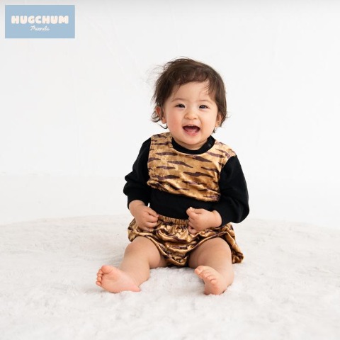 ベビー　ブルマスーツ（70・80cm・HugChumFriends）